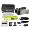 Minolta MN4K100Z 4K Ultra HD 36x Digital Zoom Video Camcorder with Rechargeable Battery Gunmetal MN4K100Z-GM